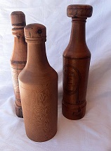 Botellas-madera